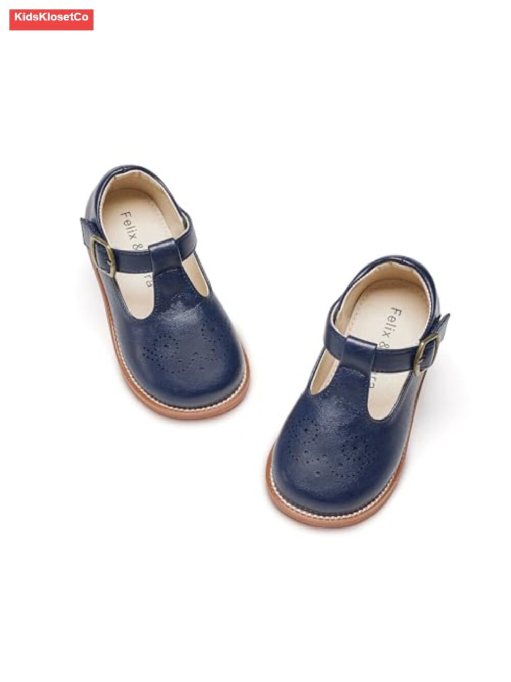 Toddler Girl Mary Jane Dress Shoes Anti-Slip Oxford Flats Hook Loop Party School